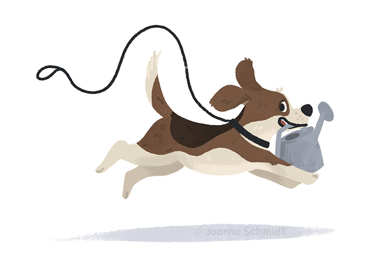 Bild på valp från boken Sandslottet